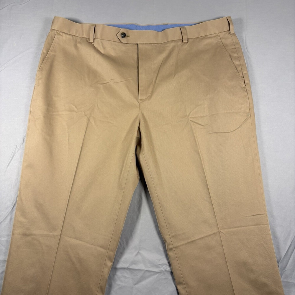 Brooks Brothers Lightweight Advantage Chino Milano Pants Mens 40x34 Khaki Tan